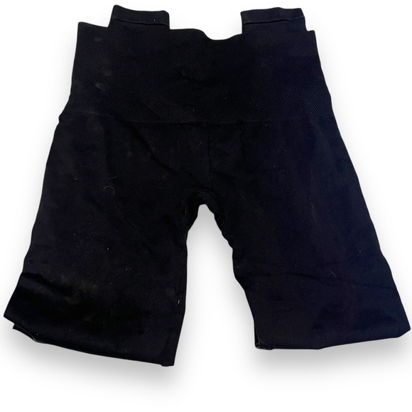 Assets Spanx Womens Small Solid Black High Waist Leggings Casual Pants Medium - Picture 4 of 6